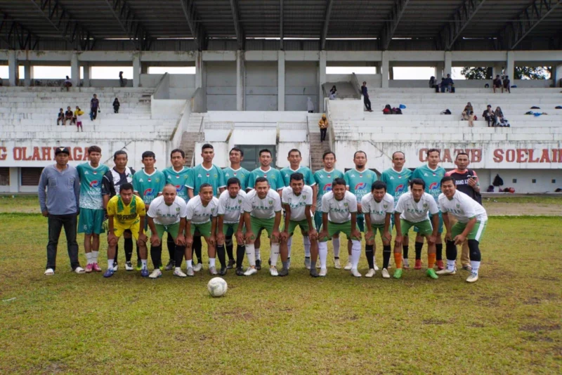 Sebanyak 12 tim dari Pemda se-Sumbar ambil bagian di Turnamen Wali Kota Cup U-40 Padang Panjang 2025. (Foto: Kominfo Padang Panjang)