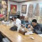Wali Kota Pariaman Yota Balad makan siang bersama Menbud RI Fadli Zon di Jakarta, Selasa (8/7/2025). (Foto: Kominfo Pariaman)