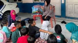 Komunitas Rappa menggelar Piknik Literasi Safety di Jalan Raya bertempat di Polres Padang Panjang. (Foto: Kominfo Padang Panjang)