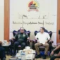 Bupati Solsel Khairunas bersama Danrem 032/Wirabraja dalam kegiatan ekspos TMMD, Selasa (15/7/2025). (Foto: Humas Pemkab Solsel)