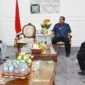 Wali Kota Pariaman Yota Balad menerima kunjungan Tim Balai Pelestarian Kebudayaan (BPK) Wilayah III Sumbar, Jumat (25/7/2025). (Foto: Kominfo Pariaman)