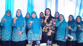 TP-PKK IV Koto Pulau Punjung dinilai Tim Provinsi Sumbar dalam Lomba PKK Berprestasi 2025, Rabu (30/7/2025). (Foto: Pemkab Dharmasraya)