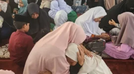 Komunitas PPA Kota Padang Panjang kembali menggelar Muharram Fest di Masjid Agung Manarul 'Ilmi Islamic Centre, Minggu (27/7/2025). (Foto: Kominfo Padang Panjang)