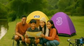 Indosat melalui brand IM3 dan Tri menghadirkan paket internet hemat dan andal untuk liburan sekolah. (Foto: Indosat)