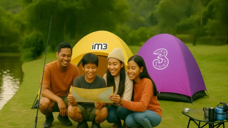 Indosat melalui brand IM3 dan Tri menghadirkan paket internet hemat dan andal untuk liburan sekolah. (Foto: Indosat)