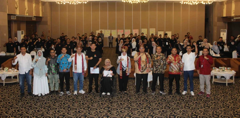 Bawaslu RI resmi menutup rangkaian kegiatan Pendidikan Pengawasan Partisipatif (P2P) di Sumbar. (Foto: Bawaslu Sumbar)