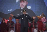 Wali Kota Padang, Fadly Amran mengapresiasi Lomba Cerdas Sains tingkat SD dan SMP se-Kota Padang yang digelar di Lantai III Pasar Raya Padang Fase VII, Senin (28/7/2025). (Foto: Prokopim Padang)