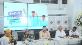Wali Kota Padang Fadly Amran memimpin Rapat Kolaborasi Pentahelix di Kediaman Resmi Wali Kota Padang, Jumat (4/7/2025). (Foto: Prokopim Padang)