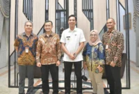 Wali Kota Sawahlunto, Riyanda Putra menerima audiensi Kepala BDTBT, Darius Agung Prata, di Rumah Dinas Wali Kota, Jumat (4/7/2025). (Foto: Pemko Sawahlunto)
