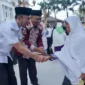 Sebanyak 19 jemaah haji asal Kota Padang Panjang tiba dengan selamat, Rabu (9/7/2025). (Foto: Kominfo Padang Panjang)