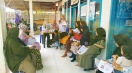 Suasana kegiatan Kelas Ibu Hamil di Pustu Sungai Tunu, Nagari Sungai Tunu, Kecamatan Ranah Pesisir, Kabupaten Pessel, Kamis (10/7/2025). (Foto: Pemkab Pessel)