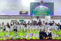 Camat Lubeg Nofiandi Amir membuka Semarak Muharram Remaja Masjid se-Kelurahan Koto Baru Nan XX di Masjid Syuhada, Sabtu (19/7/2025). (Foto: Ist)