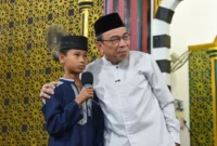 Wawako Padang Maigus Nasir menghadiri kegiatan Subuh Mubarakah di Masjid Darussalam Pemancungan, Rabu (9/7/2025). (Foto: Prokopim Padang)