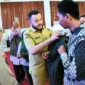 Wali Kota Padang Fadly Amran saat Pencanangan Kelurahan Tangguh Bencana Tahun 2025 di Gedung Bagindo Aziz Chan, Balai Kota Padang, Selasa (29/7/2025). (Foto: Prokopim Padang)