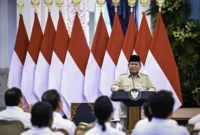 Presiden Prabowo mengajak masyarakat merayakan HUT ke-80 RI dengan aksi nyata dan semangat kebersamaan. (Foto: BPMI Setpres)