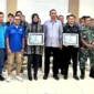 Camat Lubeg Andi Amir membuka Muscam KNPI Lubeg ke-41 di aula kantor camat, Sabtu (6/7/2025). (Foto: Ist)