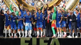 Chelsea sukses menjuarai Piala Dunia Antarklub 2025 usai menaklukkan PSG dengan skor 3-0 di final yang digelar di Stadion MetLife, Senin (14/7) dini hari WIB. (Foto: IG @fifaclubworldcup)