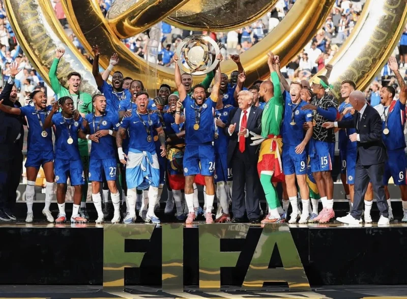 Chelsea sukses menjuarai Piala Dunia Antarklub 2025 usai menaklukkan PSG dengan skor 3-0 di final yang digelar di Stadion MetLife, Senin (14/7) dini hari WIB. (Foto: IG @fifaclubworldcup)