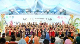 Peringatan HUT Dekranas ke-45 di Balikpapan Sport and Convention Center (BSCC) Dome, Kalimantan Timur pada tanggal 9-11 Juli. (Foto: Kemenperin)