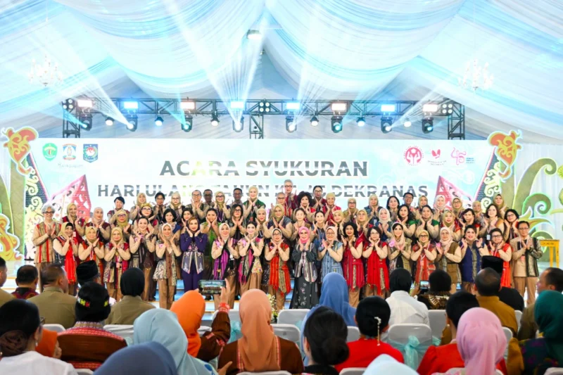 Peringatan HUT Dekranas ke-45 di Balikpapan Sport and Convention Center (BSCC) Dome, Kalimantan Timur pada tanggal 9-11 Juli. (Foto: Kemenperin)
