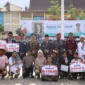 Wawako Padang Maigus Nasir foto bersama usai Upacara Peringatan Hari Gugurnya Pahlawan Nasional Bagindo Aziz Chan ke-78 di Lapangan Apeksi, Balai Kota Padang, Sabtu (19/7/2025). 