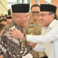 Wawako Padang Maigus Nasir menghadiri syukuran HUT ke-26 PP Polri Cabang Padang di Gedung Pertemuan Polresta Padang, Rabu (16/7/2025). (Foto: Prokopim Padang)