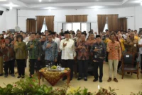 Wakil Wali Kota Padang Maigus Nasir menghadiri pembukaan kegiatan Pelatihan Pemberdayaan SDM Sektor Kehutanan Petani Agroforestry di BPVP Padang, Jumat (11/7/2025). (Foto: Prokopim Padang)