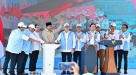 Prabowo meresmikan Kopdes Merah Putih di Bentangan, Wonosari, Klaten, Jawa Tengah, Senin (21/7/2025). (Foto: Dok. DPR)