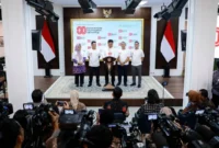 Wakil Menteri Sekretaris Negara Juri Ardiantoro menggelar konferensi pers di Kompleks Istana Kepresidenan, Jumat (1/8/2025). (Foto: Kemensetneg)