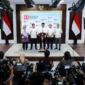 Wakil Menteri Sekretaris Negara Juri Ardiantoro menggelar konferensi pers di Kompleks Istana Kepresidenan, Jumat (1/8/2025). (Foto: Kemensetneg)