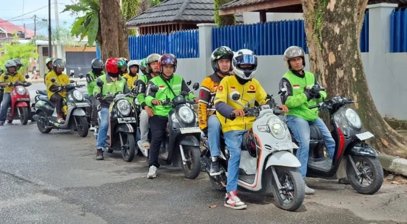 Honda Hayati ikut memeriahkan HJK Padang ke-356 lewat Scoopy Velocreativity. (Foto: Diskominfo Padang)