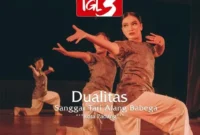 Tari “Dualitas” dari Sanggar Alang Babega tampil di Festival Nan Jombang pada Minggu malam (3/8/2025). (Foto: FB Diskominfo Padang)