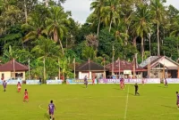 PSP Padang bermain imbang 1-1 kontra PS Dharmasraya  dalam lanjutan Grup A Piala Soeratin U-17 yang digelar di Lapangan Persikatim, Kota Pariaman, Selasa (30/7/2025). (Foto: FB Diskominfo Padang)