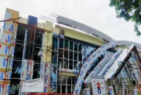 Pembangunan gedung perpustakaan Padang hampir selesai. Gedung ini siap difungsikan mulai November 2025. (Foto: Diskominfo Padang)