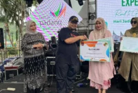 Kecamatan Koto Tangah keluar sebagai juara pertama pada Lomba Fun Live Cooking Tingkat Kota Padang yang digelar di kawasan Kota Tua, Sabtu (9/8/2025). (Foto: Diskominfo Padang)