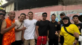 Tim Redis dari Kecamatan Padang Selatan berhasil melaju ke semifinal Lomba Selaju Sampan. (Foto: Diskominfo Padang)