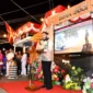 
Wali Kota Padang Fadly Amran memberikan sambutaan saat acara jamuan makan malam di atas KRI Bima Suci, Senin (11/8/2025). (Foto: Diskominfo Padang)