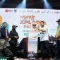 Wali Kota Padang, Fadly Amran meluncurkan super app Padang Mobile pada penutupan rangkaian HJK Padang ke-356 di GOR H Agus Salim, Minggu malam (10/8/2025). (Foto: Diskominfo Padang)