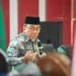 Wakil Wali Kota Padang Maigus Nasir menjadi pemateri Lokakarya MAN 3 Padang Plus Keterampilan bagi para GTK di Ruang Bagindo Aziz Chan, Balai Kota Padang, Aie Pacah, Kamis (14/8/2025). (Foto: Prokopim Padang)