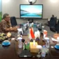Bupati John Kenedy Azis menemui Direktur Jenderal Perkeretaapian, Ir. Allan Tandiono dan Kepala Bagian Aset dan jajaran terkait. (Foto: Kominfo Padang Pariaman)