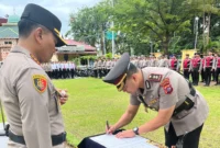 AKBP Faidil Zikri resmi dilantik sebagai Wakapolresta Padang, Jumat (1/8/2025). (Foto: Humas Polresta Padang)