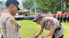 AKBP Faidil Zikri resmi dilantik sebagai Wakapolresta Padang, Jumat (1/8/2025). (Foto: Humas Polresta Padang)
