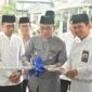 Wakil Wali Kota Padang, Maigus Nasir meresmikan Masjid Ar-Raudhah di Kampung Kalawi Timur RT 04 RW 06, Kelurahan Lubuk Lintah, Kecamatan Kuranji, Jumat (1/8/2025). (Foto: Prokopim Padang)
