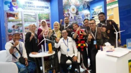 Bupati Tanah Datar Eka Putra menghadiri APKASI Ekonomi Expo 2025 di ICE BSD, Kabupaten Tangerang, Kamis (28/8/2025). (Foto: Prokopim Tanah Datar)