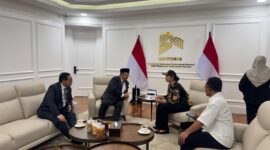 Bupati Dharmasraya, Annisa Suci Ramadhani melakukan pertemuan bersama dengan Menteri PPN/Bappenas di Jakarta, Kamis (21/8/2025). (Foto: Pemkab Dharmasraya)