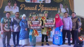 Anne Marie Kaori dan M. Aichaka terpilih jadi Wali Kota Cilik dan Wakil Wali Kota Cilik Padang 2025. (Foto: Diskominfo Padang)
