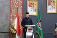 Wali Kota Padang, Fadly Amran menghadiri Rapat Paripurna DPRD Padang, Kamis (28/8/2025). (Foto: Prokopim Padang)