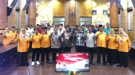 Sosialisasi Forum Pembauran Kebangsaan (FPK) di Ruang Abu Bakar Jaar, Kamis (28/8/2025). (Foto: Diskominfo Padang)