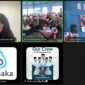 Anggota Komisi VIII DPR RI Lisda Hendrajoni saat menghadiri sosialisasi temu penghulu, dan peletakan batu pertama gedung manasik haji secara virtual. (Foto: Dok TA Lisda)