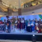 Atlet IOSKI Pessel saat penyerahan medali perunggu pada Fornas VIII di Lombok NTB. (Foto: Dok Humas KORMI)